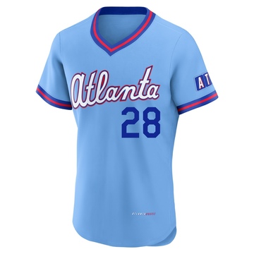 Men's Atlanta Braves Matt Olson Blue Powder 2026 City Connect Stadium Jersey - Authentic