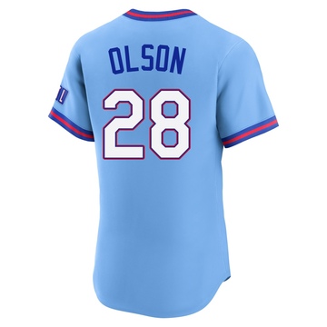 Men's Atlanta Braves Matt Olson Blue Powder 2026 City Connect Stadium Jersey - Authentic
