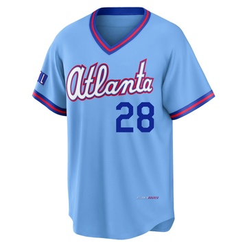 Men's Atlanta Braves Matt Olson Blue Powder 2026 City Connect Stadium Jersey - Limited