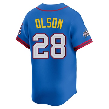 Youth Atlanta Braves Matt Olson Blue National League 2025 All-Star Edition Jersey - Limited